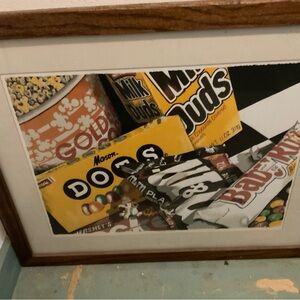 Theatre Food Art Print signed,framed,matted